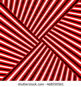  Pattern with geometric ornament. Linear motifs. Stripped background. Vector illustration 