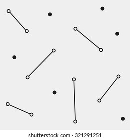 Pattern geometric seamless monochrome minimalistic dots, rounds. Pattern geometric seamless monochrome minimalistic dots, diagonal lines