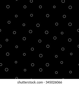 Pattern geometric seamless monochrome minimalistic dots