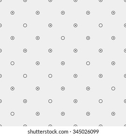 Pattern geometric seamless monochrome minimalistic dots