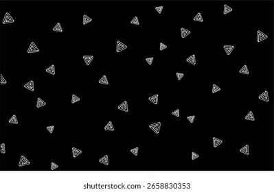 Muster geometrische nahtlose einfache monochrome minimalistische Muster von unmöglichen