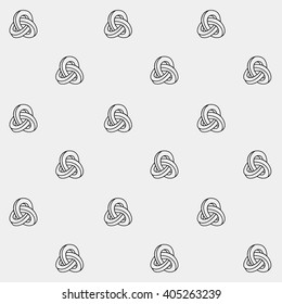 Pattern geometric seamless simple monochrome minimalistic pattern of impossible shapes, triangles