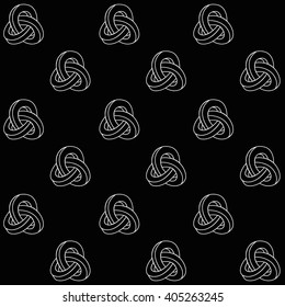 Pattern geometric seamless simple monochrome minimalistic pattern of impossible shapes, triangles