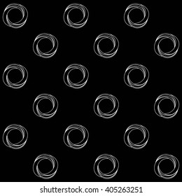 Pattern geometric seamless simple monochrome minimalistic pattern of impossible shapes, triangles