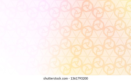 Pattern with geometric shape background. Vector illustration. Template for wallpaper, interior design, decoration, scrapbooking page. Gradient color.