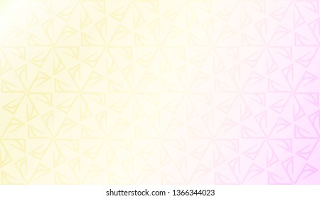 Pattern with geometric shape background. Vector illustration. Template for wallpaper, interior design, decoration, scrapbooking page. Gradient color.