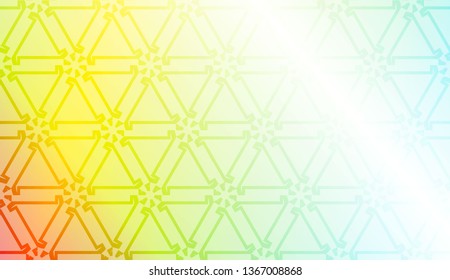 Pattern with geometric shape background. Vector illustration. Template for wallpaper, interior design, decoration, scrapbooking page. Gradient color.