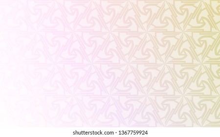 Pattern with geometric shape background. Vector illustration. Template for wallpaper, interior design, decoration, scrapbooking page. Gradient color.