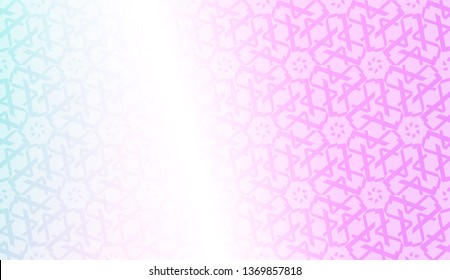Pattern with geometric shape background. Vector illustration. Template for wallpaper, interior design, decoration, scrapbooking page. Gradient color.