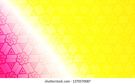 Pattern with geometric shape background. Vector illustration. Template for wallpaper, interior design, decoration, scrapbooking page. Gradient color.