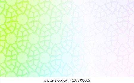 Pattern with geometric shape background. Vector illustration. Template for wallpaper, interior design, decoration, scrapbooking page. Gradient color.