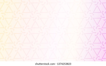 Pattern with geometric shape background. Vector illustration. Template for wallpaper, interior design, decoration, scrapbooking page. Gradient color.