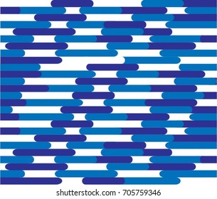 Pattern of geometric shape.- Illustration
background, Wallpaper ,Decor, blue color, Abstract, Art