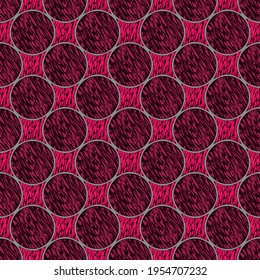 Pattern of geometric shapes. Abstract seamless vector background. Can be used for wallpaper, image fill, web page, background, surface.