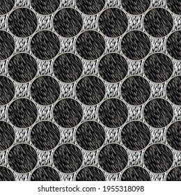 Pattern of geometric shapes. Abstract seamless vector background. Can be used for wallpaper, image fill, web page, background, surface.