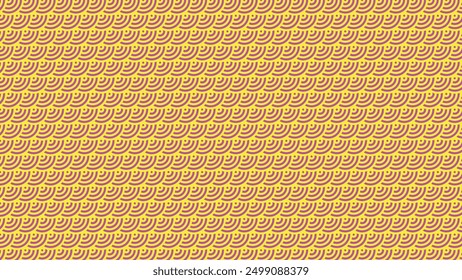 Pattern geometric shapes circles different shades of yellow and pink colours