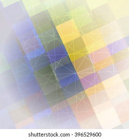 Pattern of geometric shapes .Geometric colorful background. Multicolor, blue, yellow, purple, green. Stock vector polygonal design for Your business.