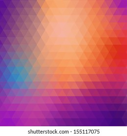 Pattern of geometric shapes. Colorful mosaic banner. Geometric background.