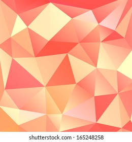 Pattern of geometric shapes. Colorful mosaic banner. Geometric retro background with place for your text. Retro triangle background. 