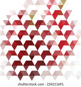 Pattern of geometric shapes. Colorful mosaic backdrop. Geometric retro background
