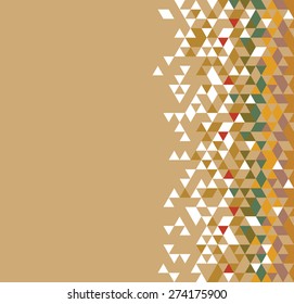 Pattern of geometric shapes. Colorful mosaic backdrop. Geometric background. Triangle background.