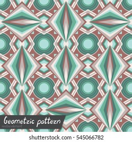 Pattern of geometric shapes. Copy that square to the side, the resulting image can be repeated, or tiled, without visible seams.