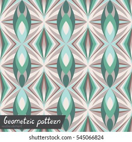 Pattern of geometric shapes. Copy that square to the side, the resulting image can be repeated, or tiled, without visible seams.