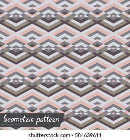 Pattern of geometric shapes. Copy that square to the side, the resulting image can be repeated, or tiled, without visible seams.