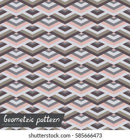 Pattern of geometric shapes. Copy that square to the side, the resulting image can be repeated, or tiled, without visible seams.