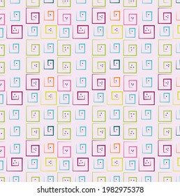 pattern of geometric shapes decoration