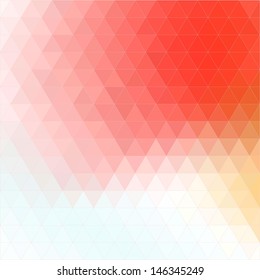 Pattern of geometric shapes. Flow of spectrum effect.