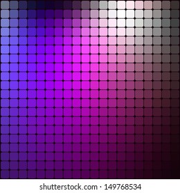 Pattern of geometric shapes. Flow of spectrum effect. 