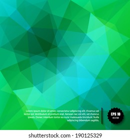 Pattern of geometric shapes. Flow of spectrum effect. Vector background