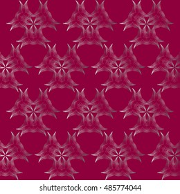 pattern of geometric shapes on a dark background