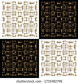 
Patrón de formas geométricas. Para impresión y textil.