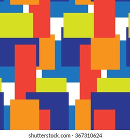 Pattern of Geometric Shapes rectangles