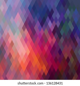 Pattern of geometric shapes, rhombic.Texture with flow of spectrum effect.Geometric background. Copy that square to the side, the resulting image can be repeated, or tiled, without visible seams.