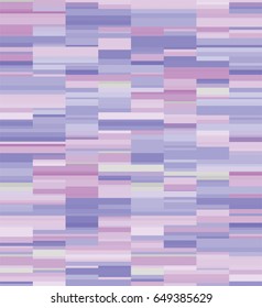 Pattern of geometric shapes. Streaks, stripes, strips, streaks, bands, tapes and films.  Geometric background. Vector illustration. Colorful in several blue and violet colours pastel decor painting.