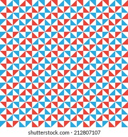 Pattern of geometric shapes. Triangles.Texture with flow of triangles . Geometric background.