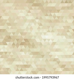 A pattern with a geometric texture of triangles and lines. Soft natural shades of gray, brown and beige. Design of home textiles and accessories, kitchen, bathroom, living room. Vector illustration.