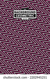 Pattern geometric zigzag jersey sport background