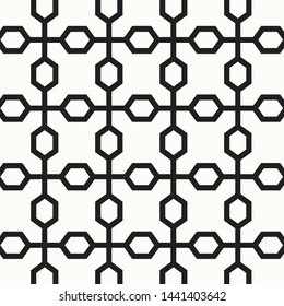 Pattern geometry of hexagon background. Pattern is on swatch panel.