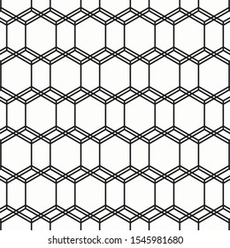 Pattern geometry of hexagon background. Pattern is on swatch panel.