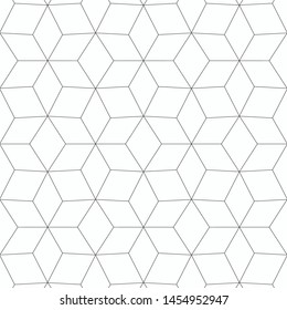 Pattern geometry of rhombus background. Pattern is on swatch panel.