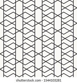 Pattern geometry of rhombus and triangle background. Pattern is on swatch panel.
