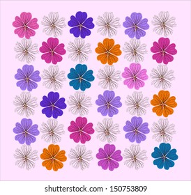 pattern of geranium