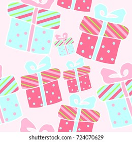 pattern gift doodle vector
