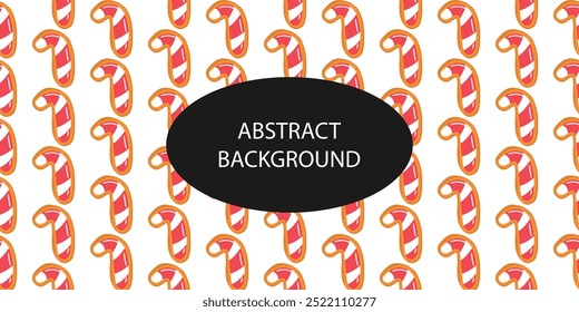 pattern with ginger bread cookies design element stock