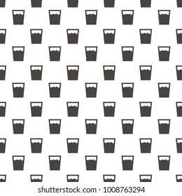 Pattern Glass water Abstract Geometric Wallpaper Vector illustration. background. black and white. on white background. icon