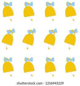 
Pattern with gold bells